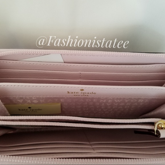 NWT KATE SPADE HANI HAVEN LANE POLKA DOT WALLET - Picture 2 of 6